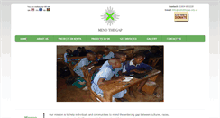 Desktop Screenshot of mendthegap.org.uk